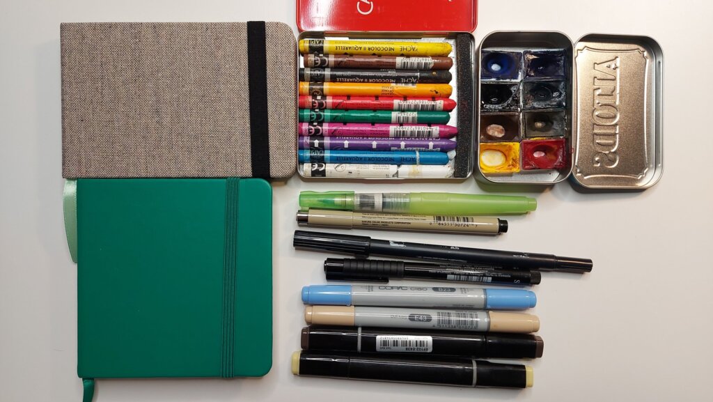 Travel Sketch Supplies