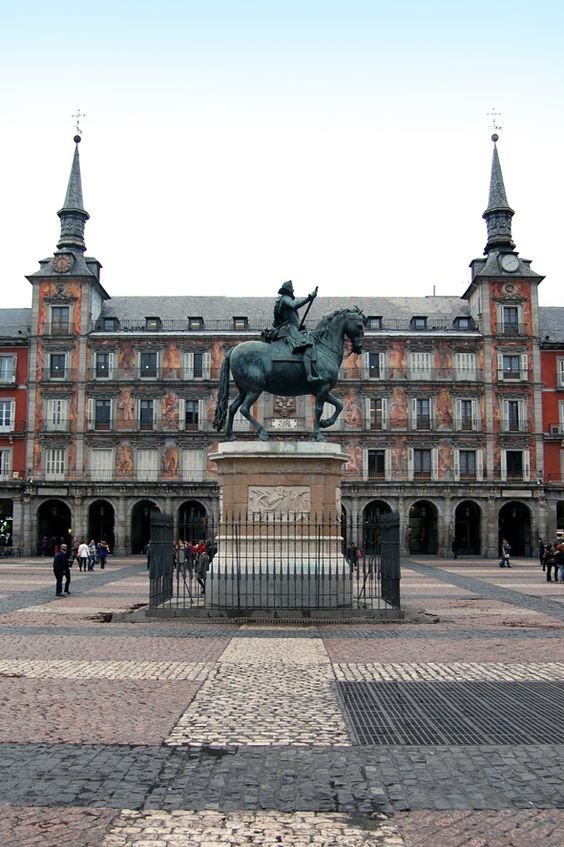 Plaza Mayor, Madrid, Spain.