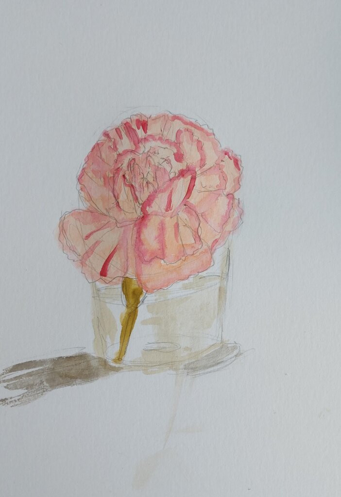 Watercolor flower