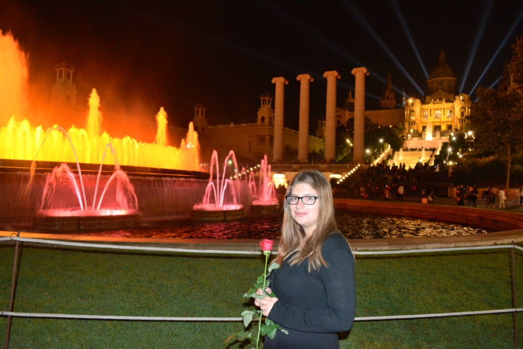 Me and the Magic fountain, Barcelona