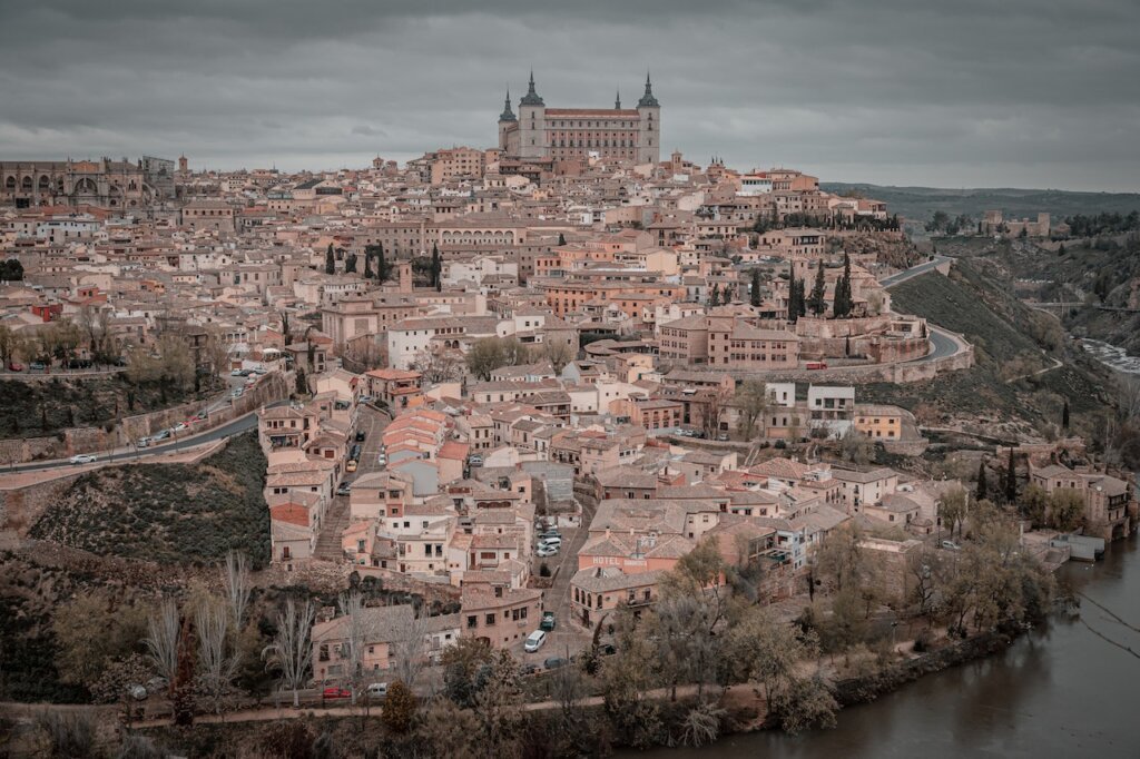Mirador del Valle viewpoint of Toledo, Spain
