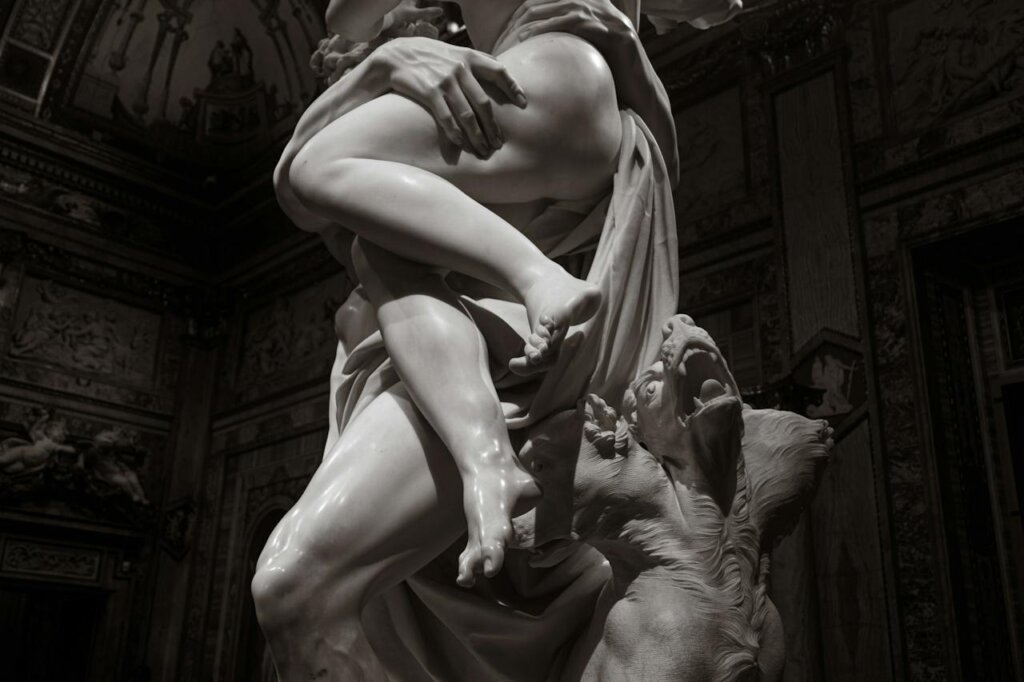 The Rape of Proserpina by  Bernini