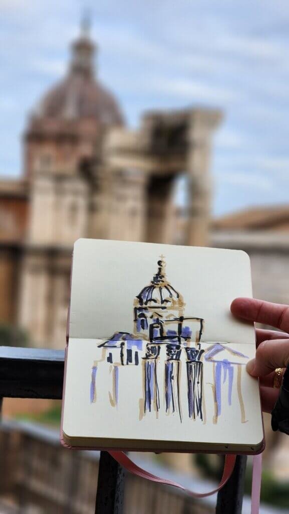 My sketches from Rome