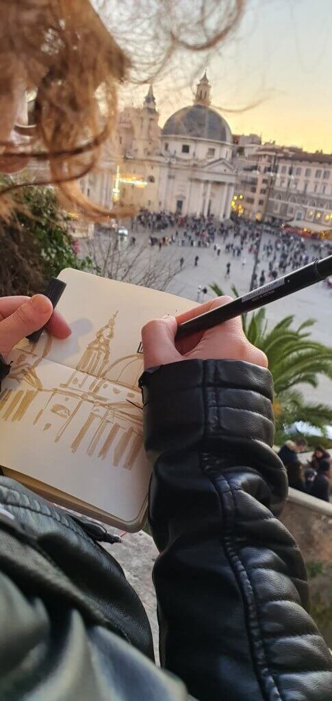My sketches from Rome