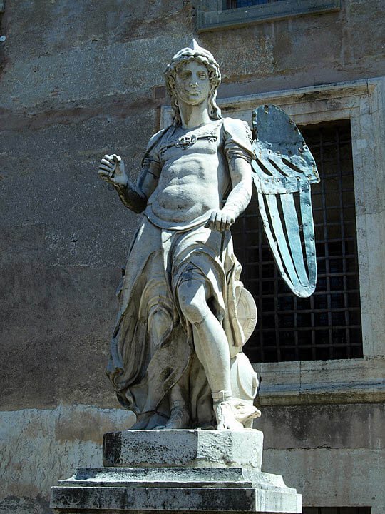 Original angel by Raffaello da Montelupo