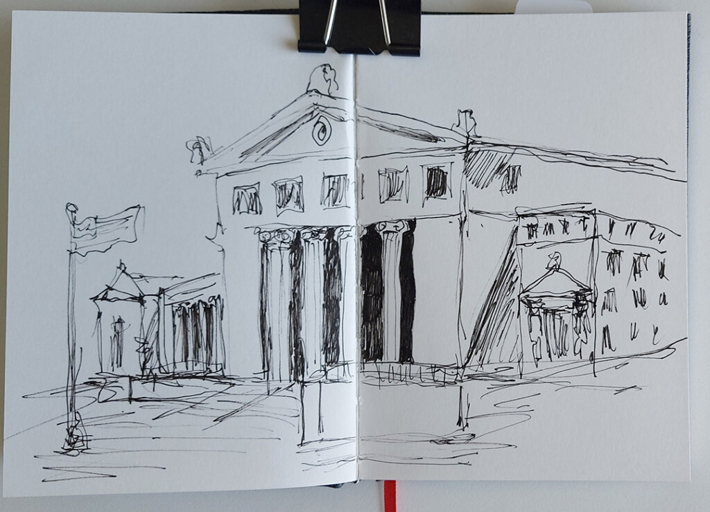 Sketch of Field Museum