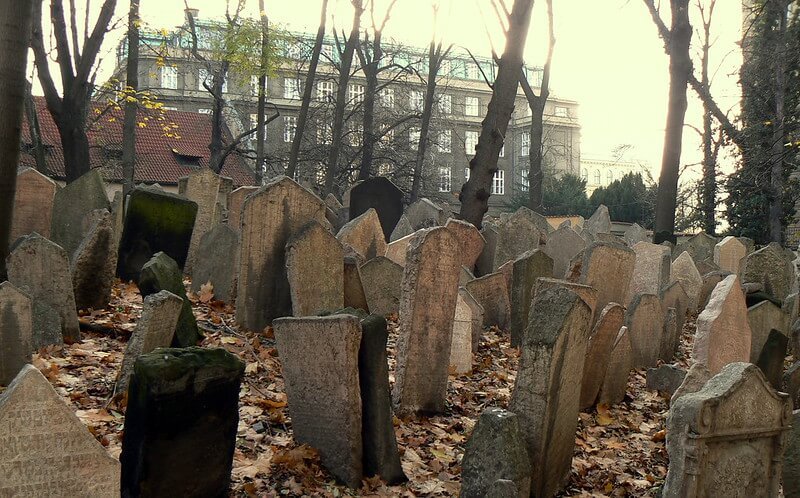 Old Jewish cemetery in Prague 