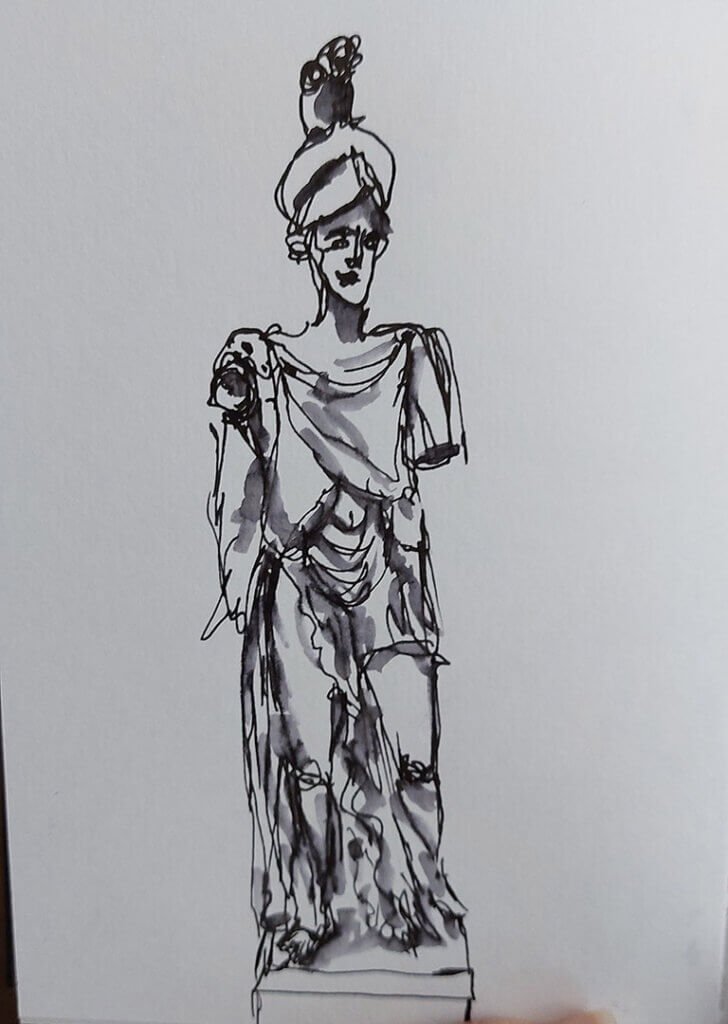 Sculpture sketch