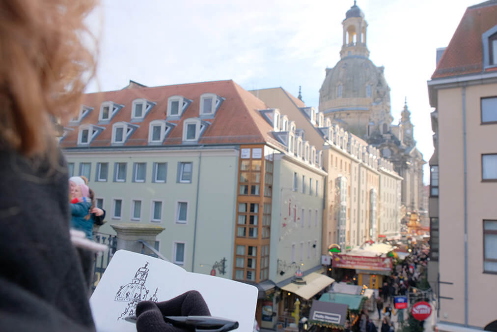 Sketching in Dresden