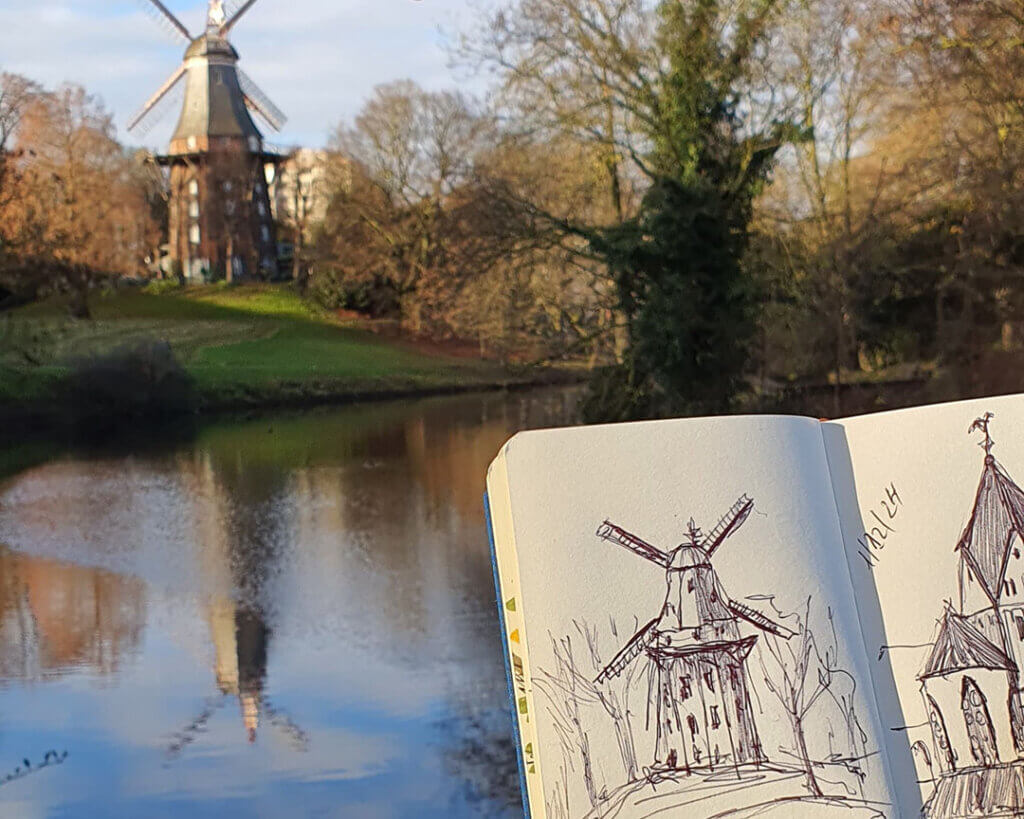 Windmill in Bremen