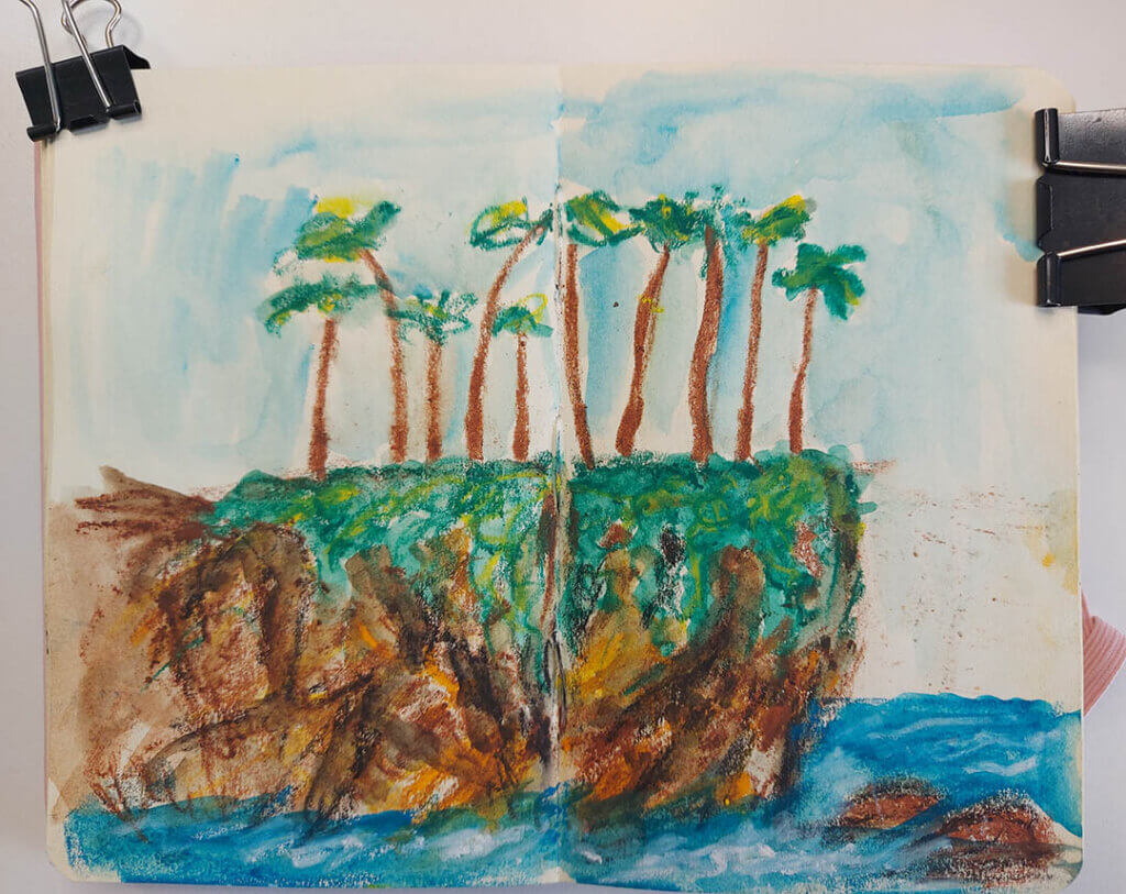 Cliff sketch