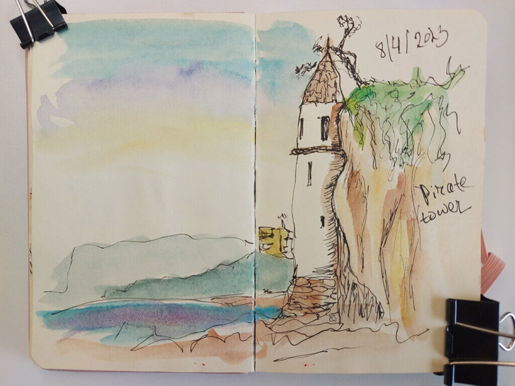Beach sketches