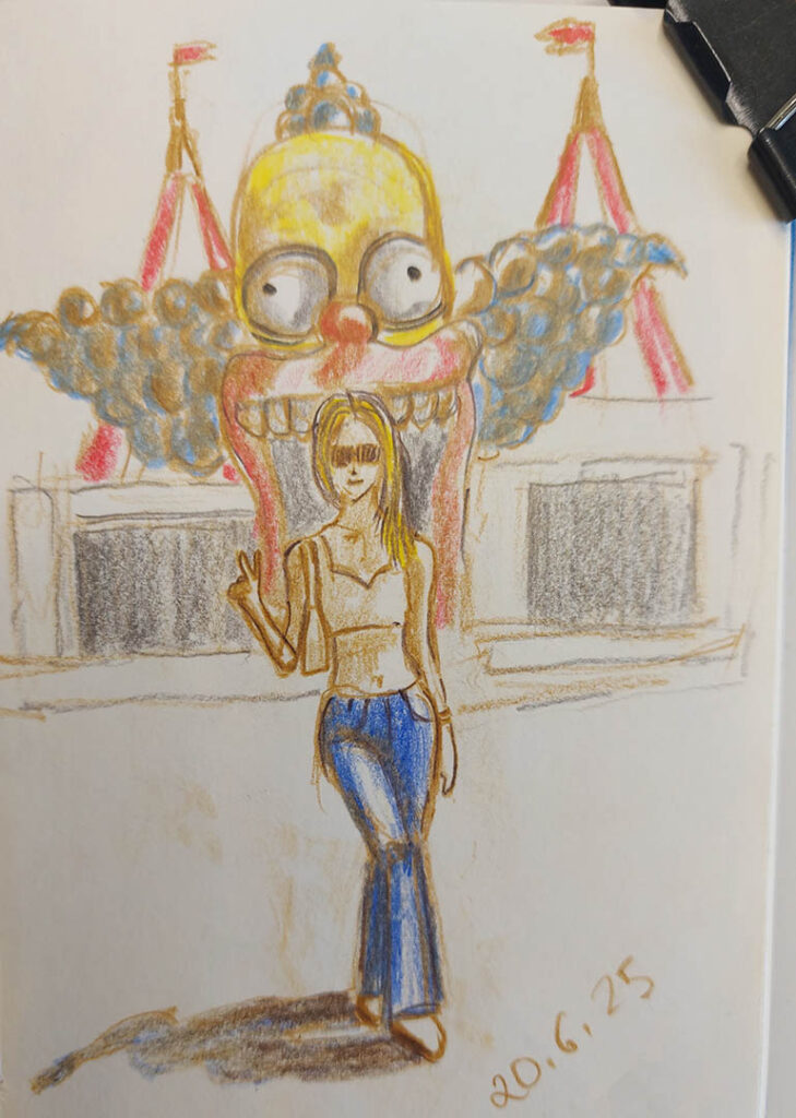 Sketching Summer time