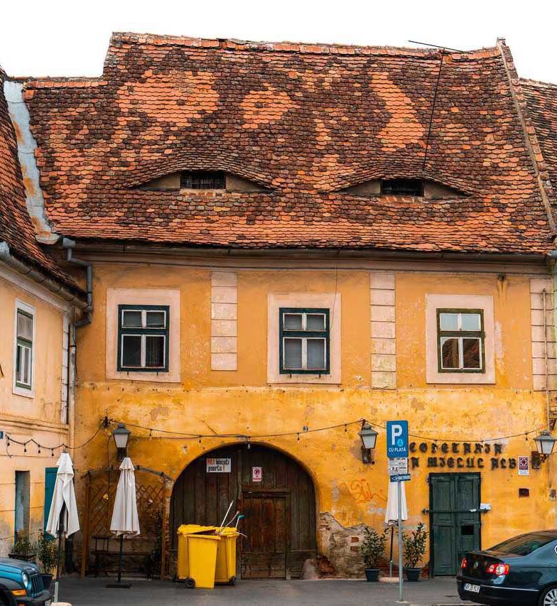 House with eyes