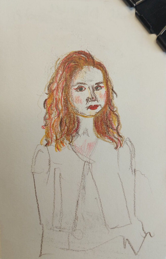 red hair