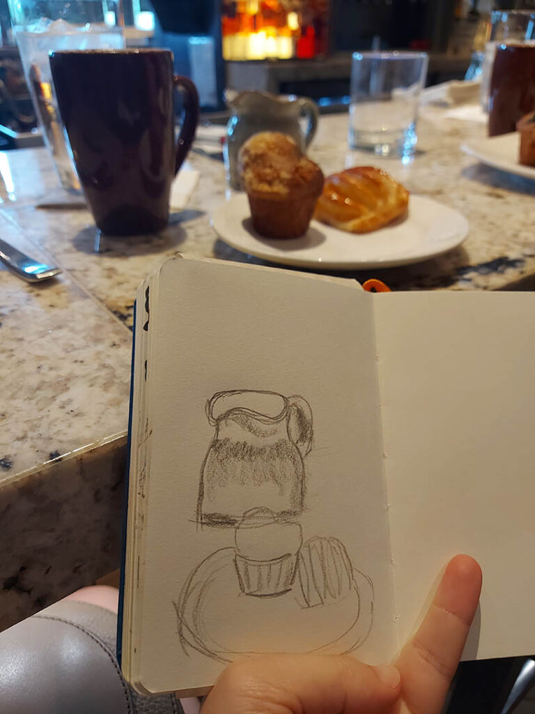 Food sketch