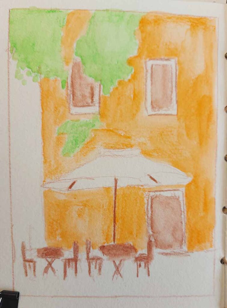 Color wash