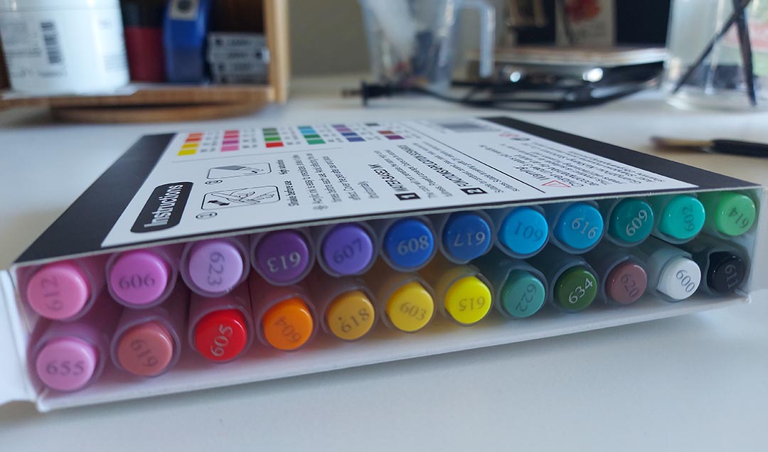 Acrylic markers