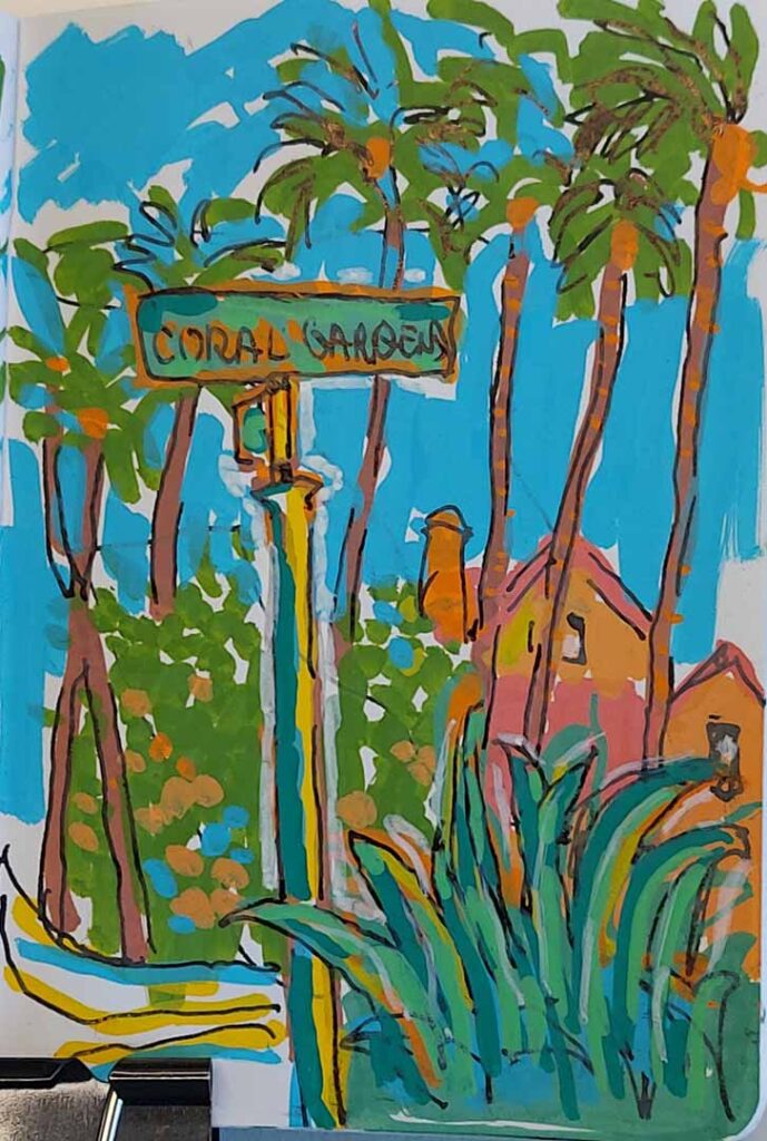 Sketching with markers