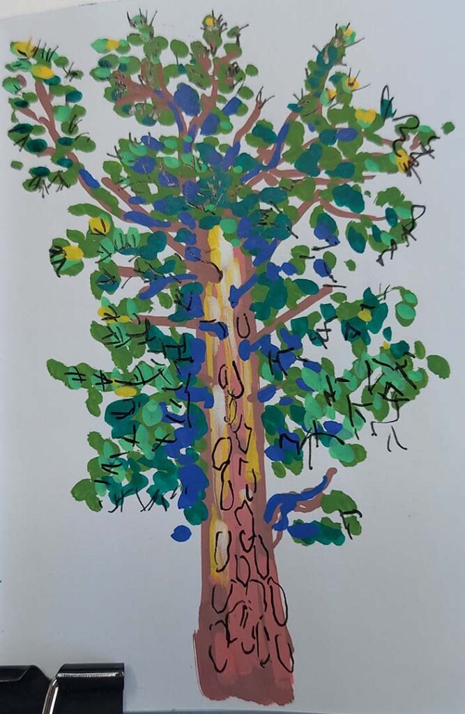 acrylic markers pine