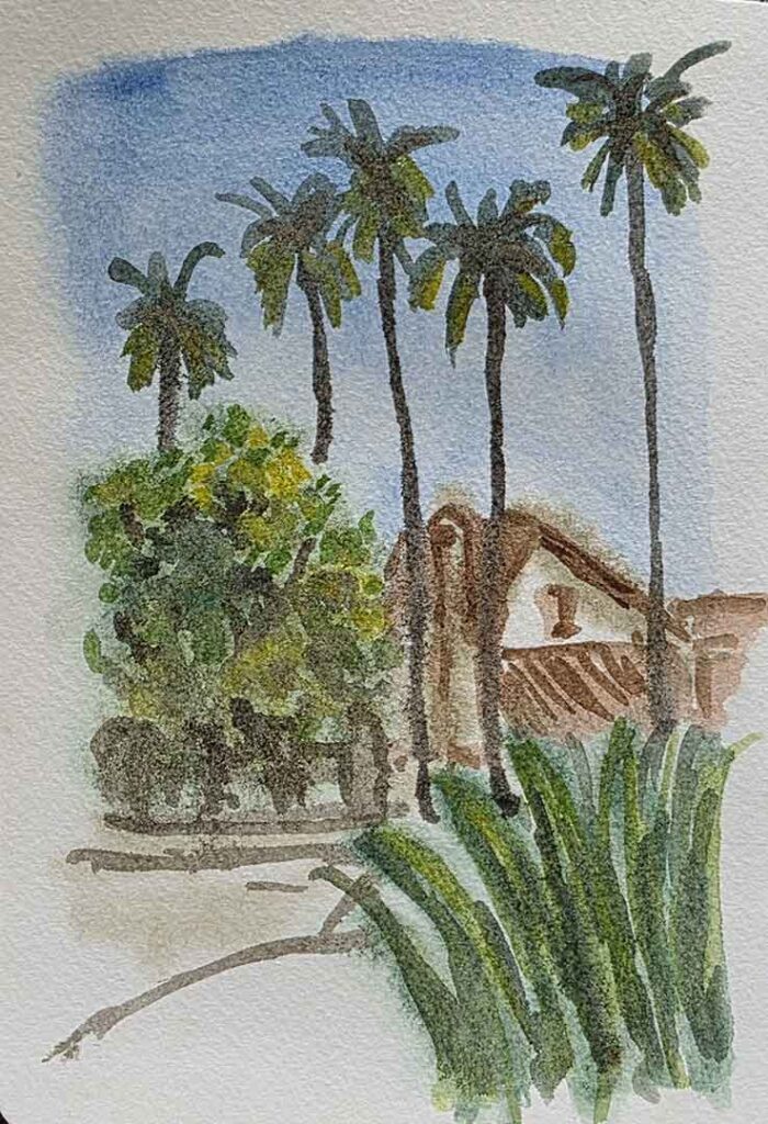 Layers in sketchbook