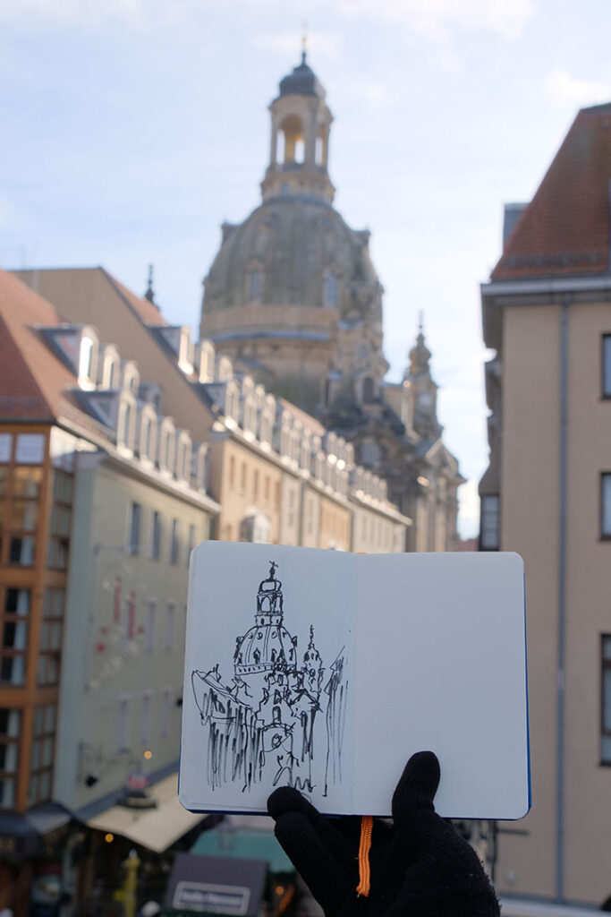 Dresden Dome ascent Frauenkirche Dresden