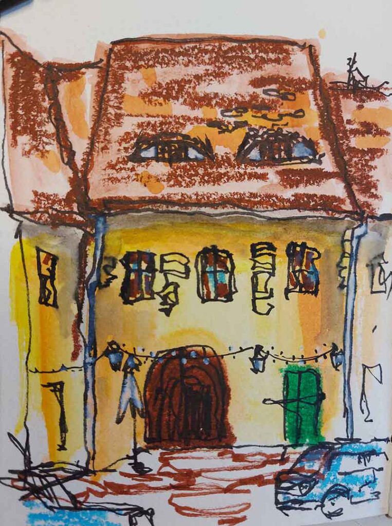House with eyes