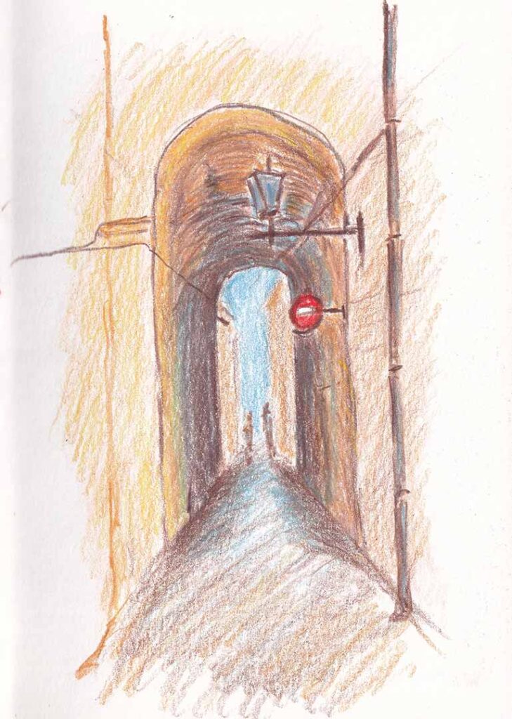 Passage in Pienza