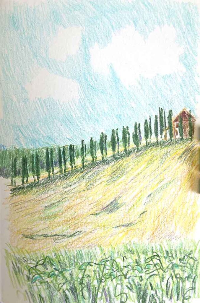 Tuscany fields