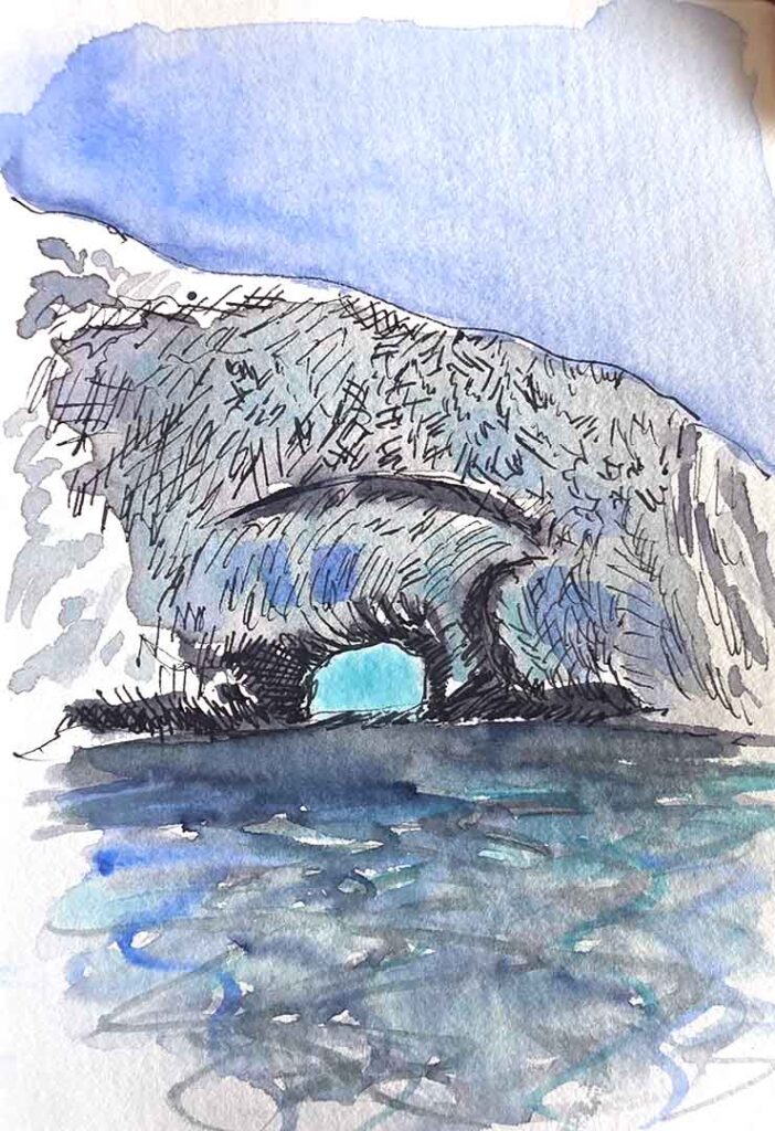 Blue cave