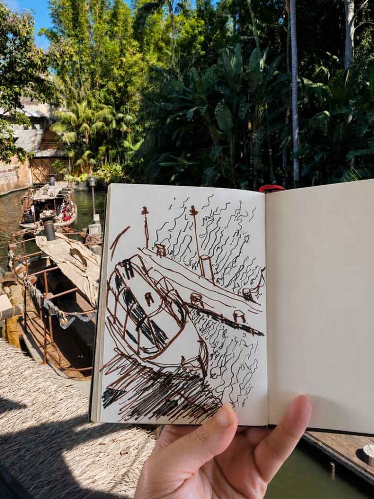 boat at Disneyland