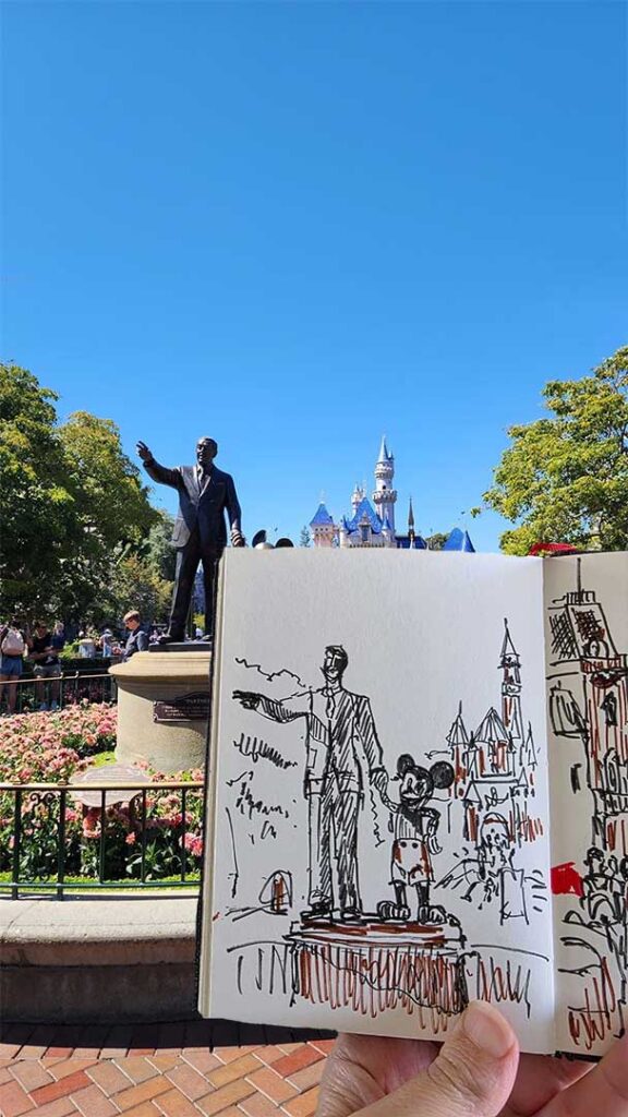 Walt and Mickey Disneyland