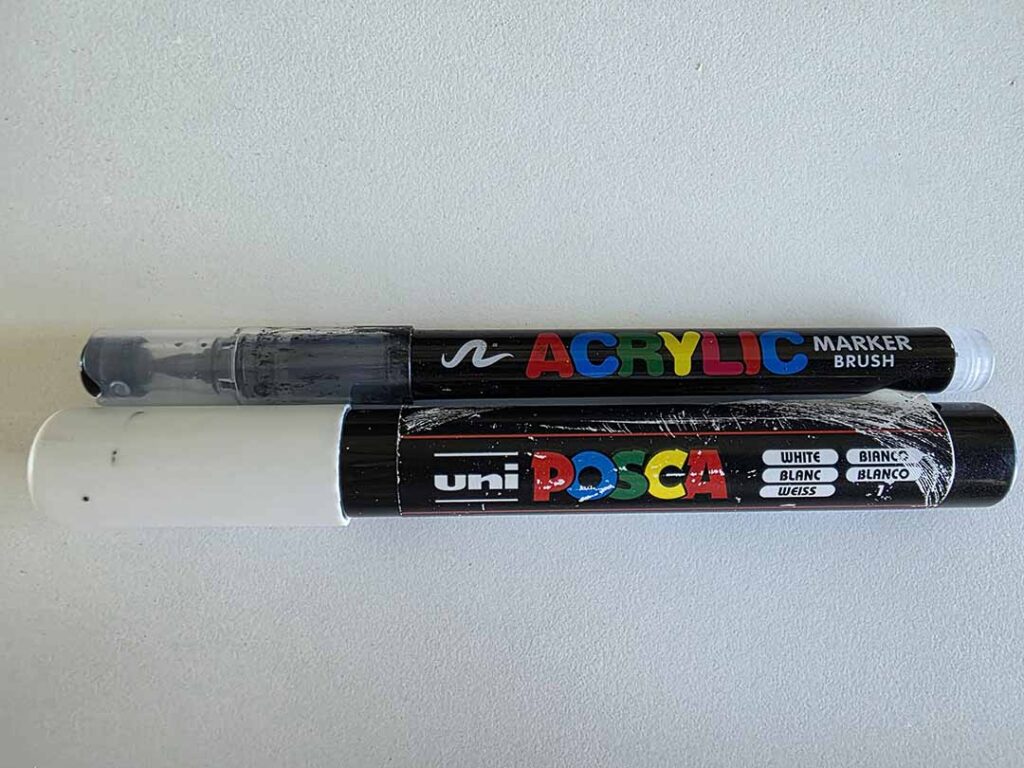 Acrylic markers