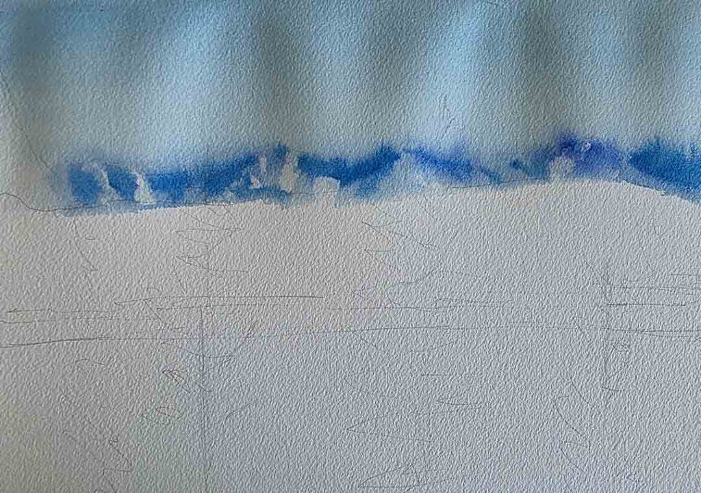Watercolor landscape