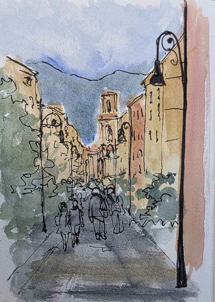 Corso Italia street Sorrento