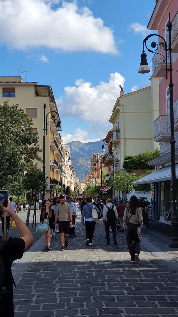 Corso Italia street Sorrento